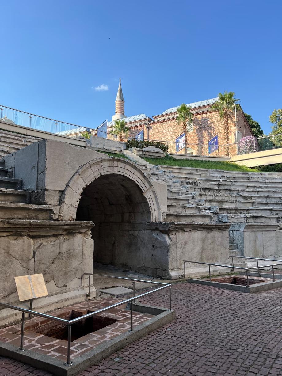 ancient roman stadium in Plovdiv