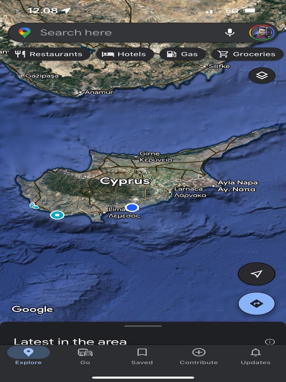 Google maps Cyprus