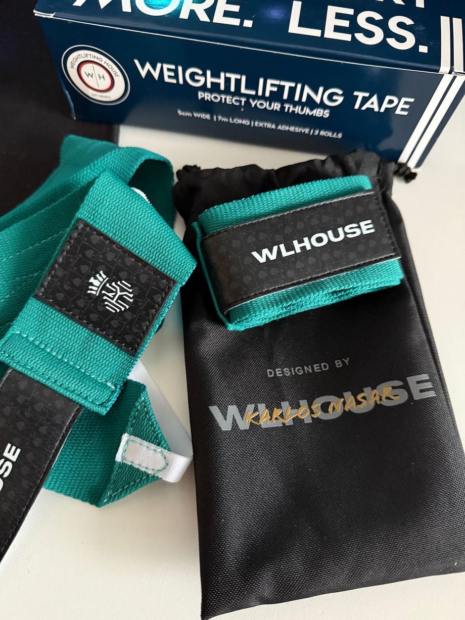 Karlos Nasar weightlifting straps