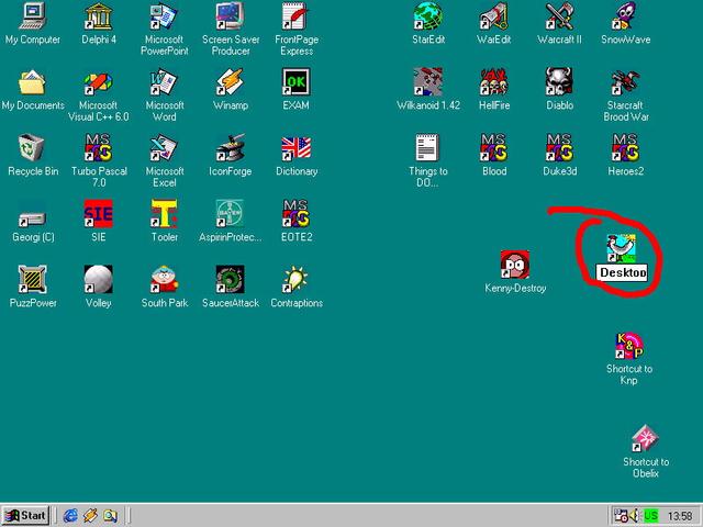 Windows 98 weird bug 2