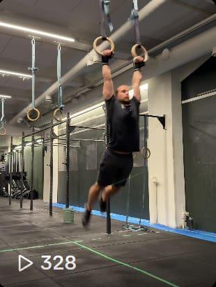 ring muscle ups and handstand walks