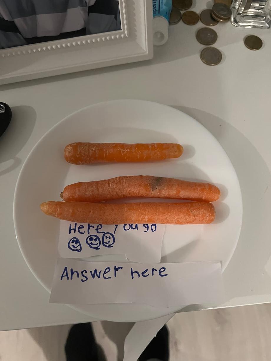 carrots for easter bunny