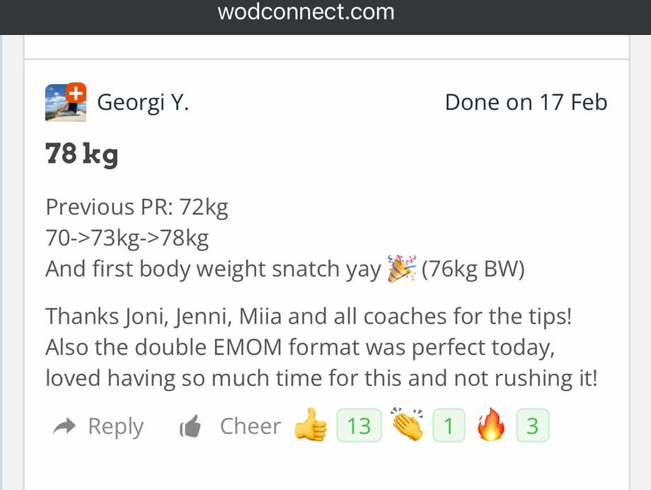 first body weight snatch