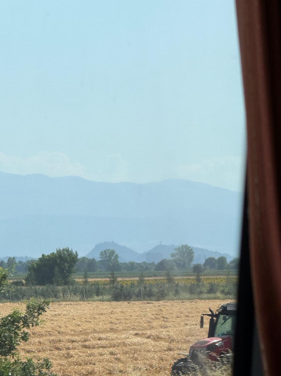 Plovdiv hills from afar