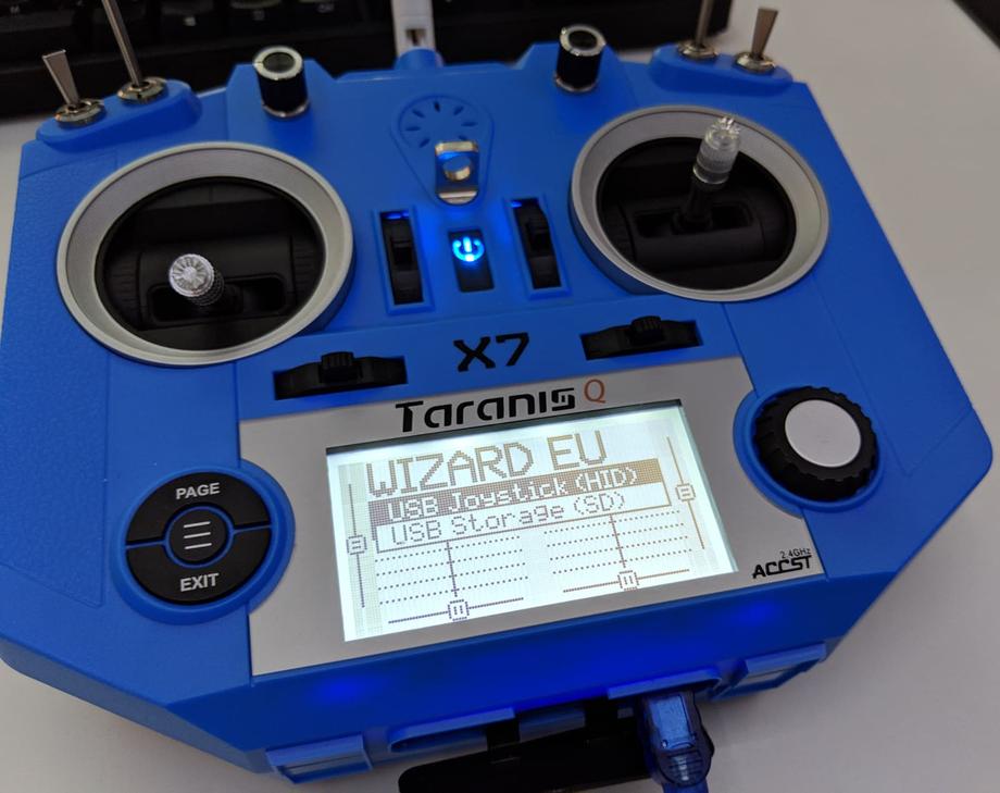 Taranis Q X7 USB popup