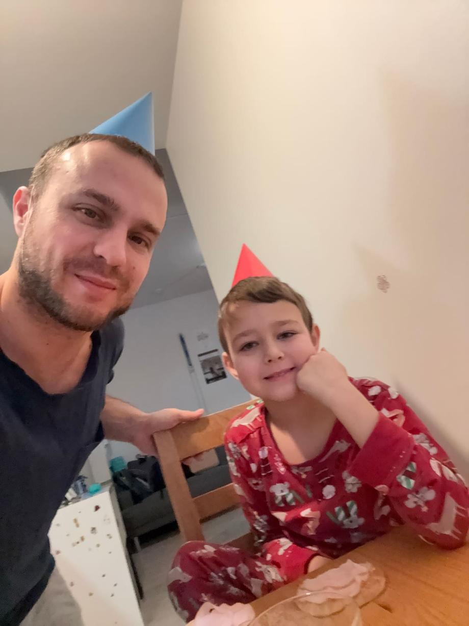 Early morning start of bday!