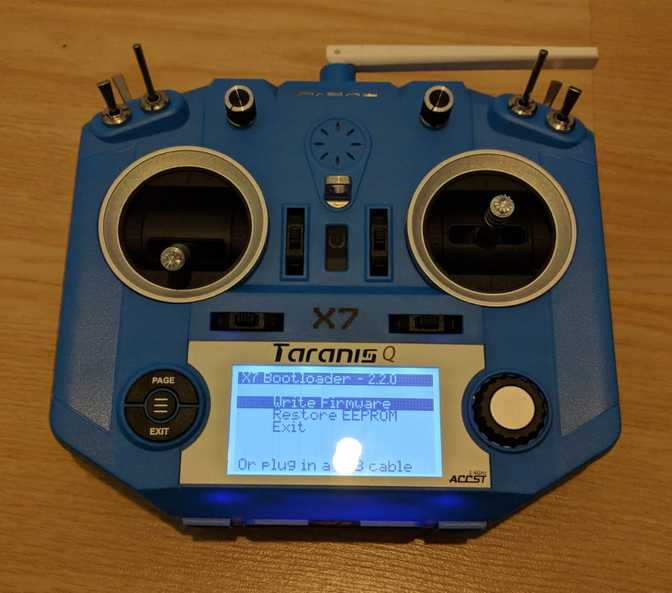 Setup the Taranis Q X7 using OpenTX