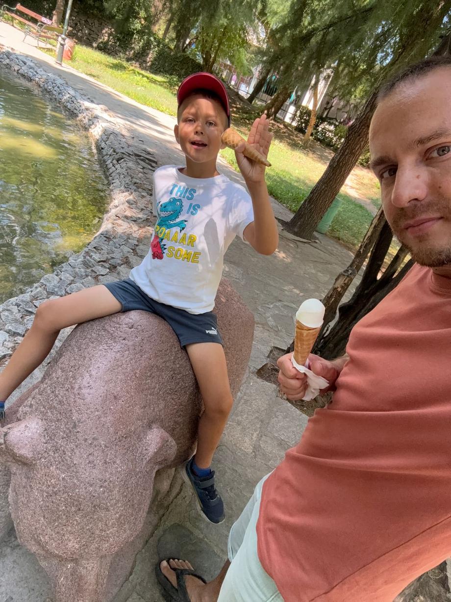 Last ice cream in Central Park Plovdiv