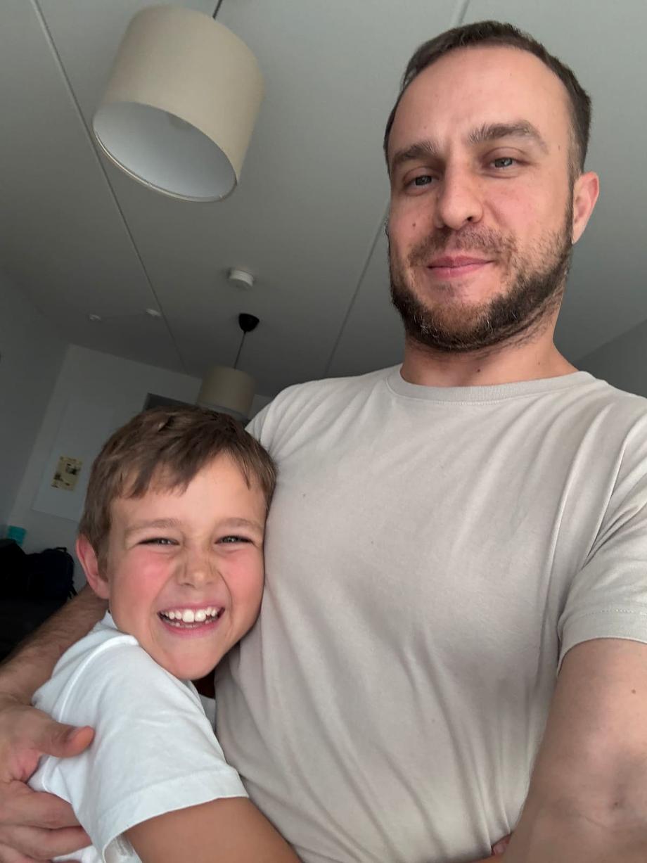 Anton and dad, starting Georgi's stories