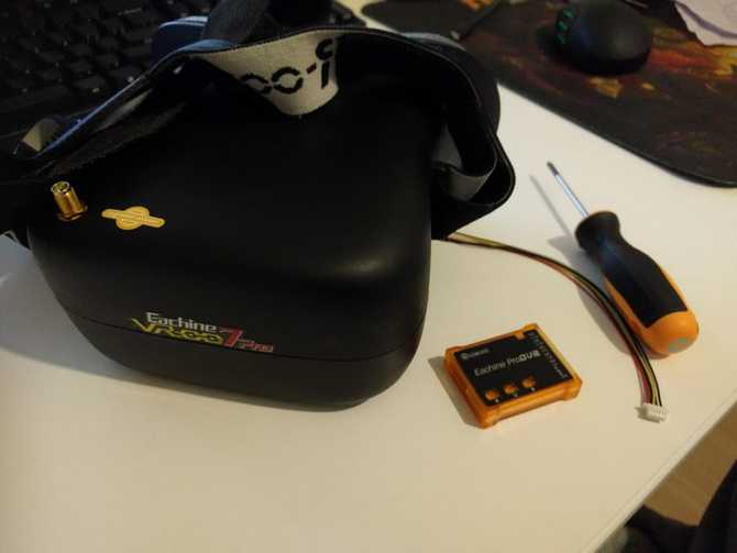 How to add DVR to Eachine VR 007 Pro fpv goggles