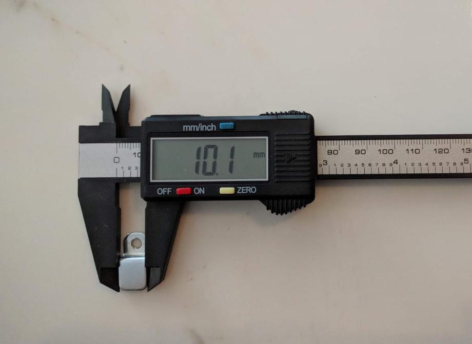 Measuring with a caliper 1