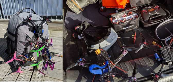 My FPV drone gear for 2019