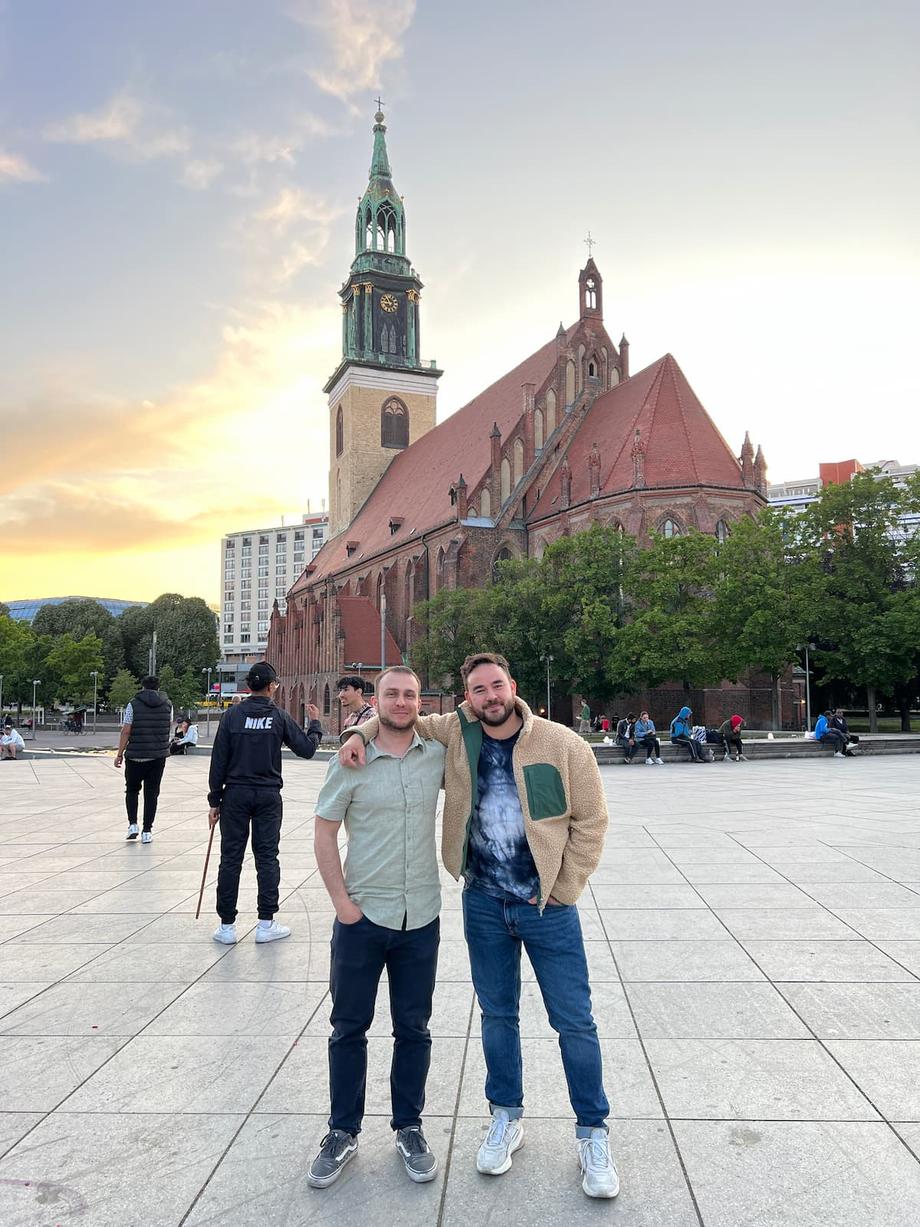Georgi and Matt in Berlin