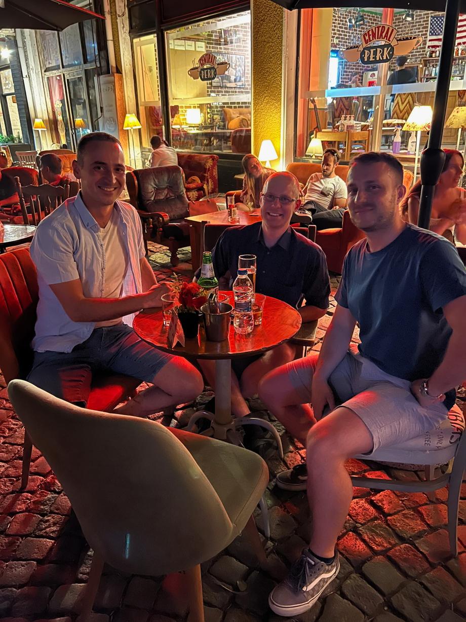 drinks with friends in Plovdiv